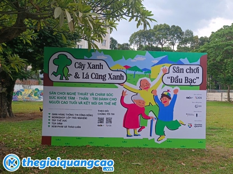 Khung backdrop di động gấp gọn
