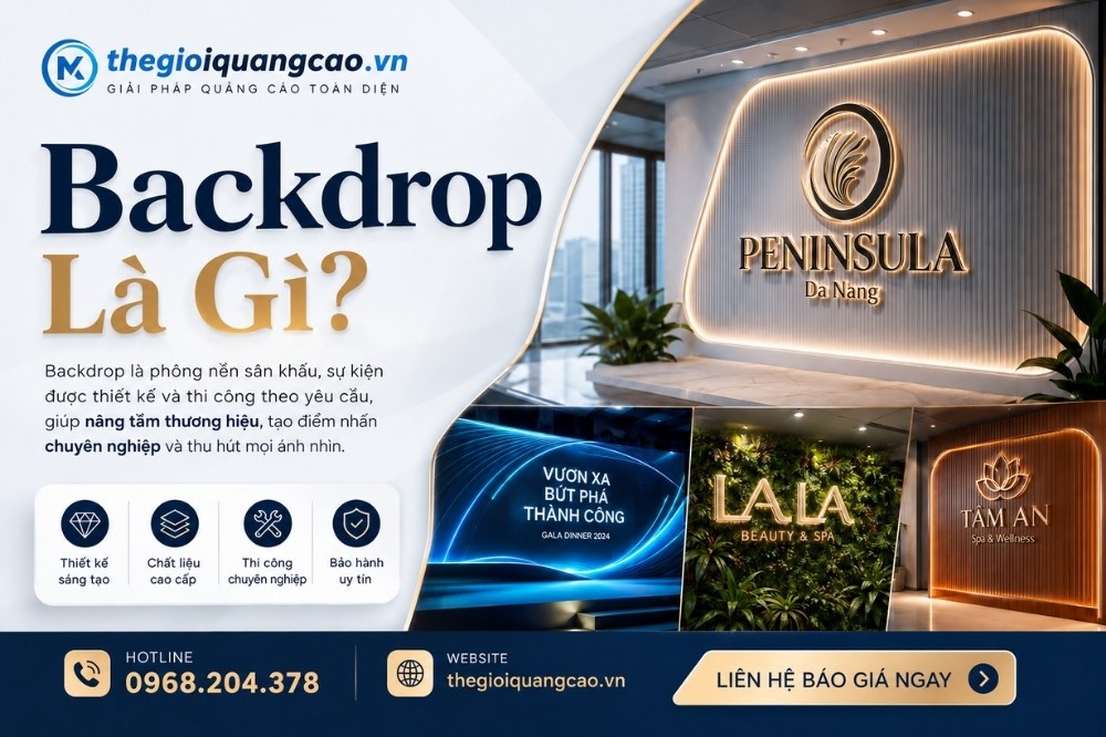 Backdrop Là Gì? Khác Gì So Với Background? Phân Loại