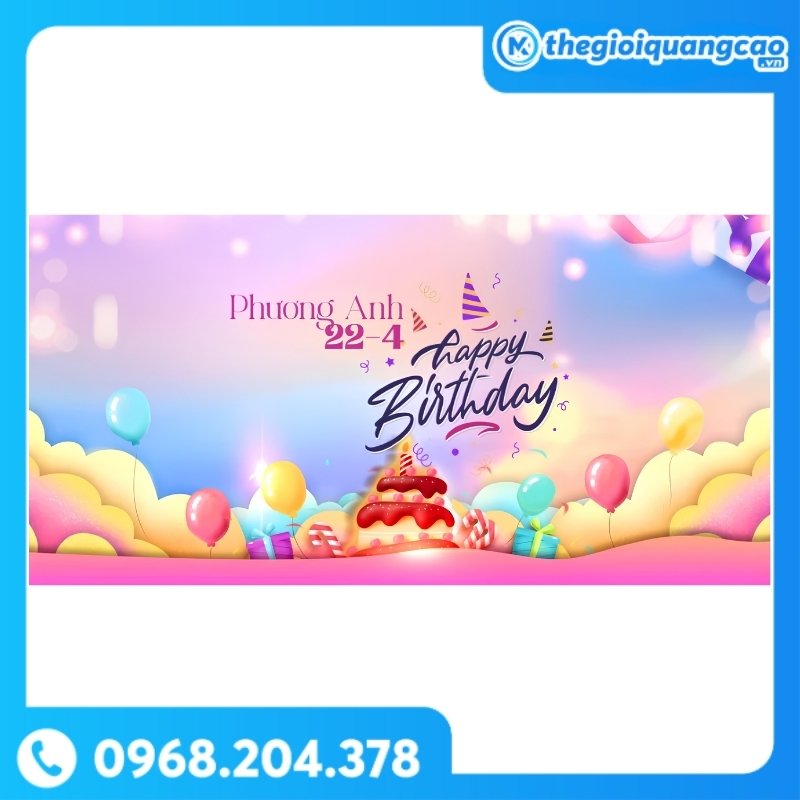 Backdrop Sinh Nhật