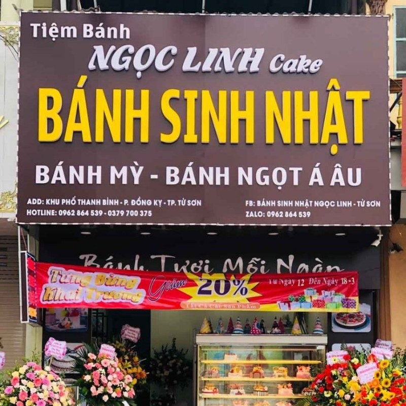 Những kinh nghiệm khi l&agrave;m bảng hiệu tiệm b&aacute;nh kem