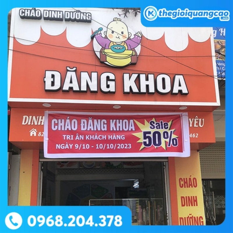Bảng Hiệu Cháo Dinh Dưỡng