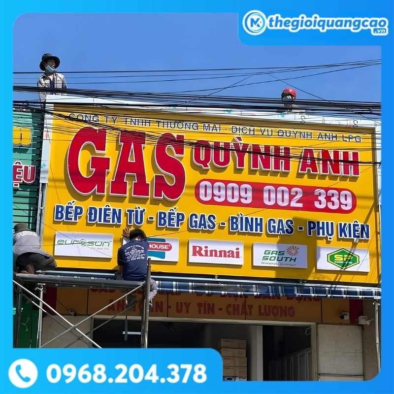 Bảng Hiệu Cửa Hàng Gas