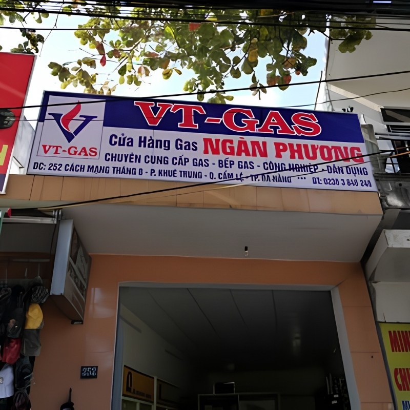 Mẫu bảng hiệu cửa h&agrave;ng gas ng&agrave;n phương