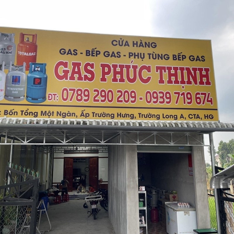 Mẫu bảng hiệu cửa h&agrave;ng gas Ph&uacute;c Thịnh