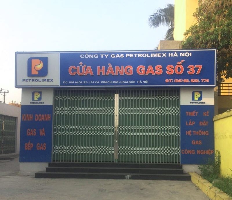 Mẫu bảng hiệu cửa h&agrave;ng đại l&yacute; gas Petrolimex