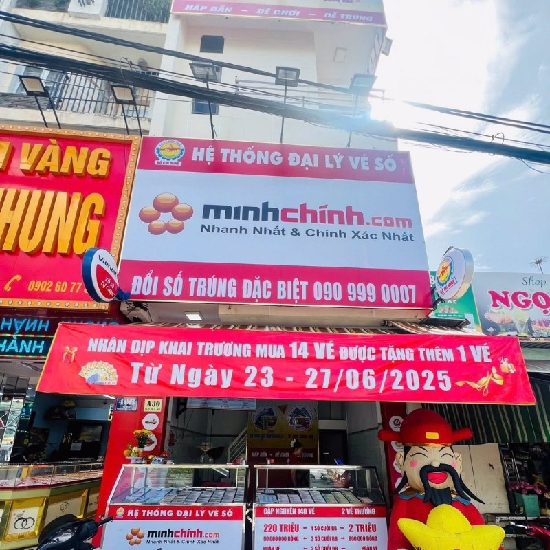 Bảng hiệu đại l&yacute; v&eacute; số in bạt hiflex