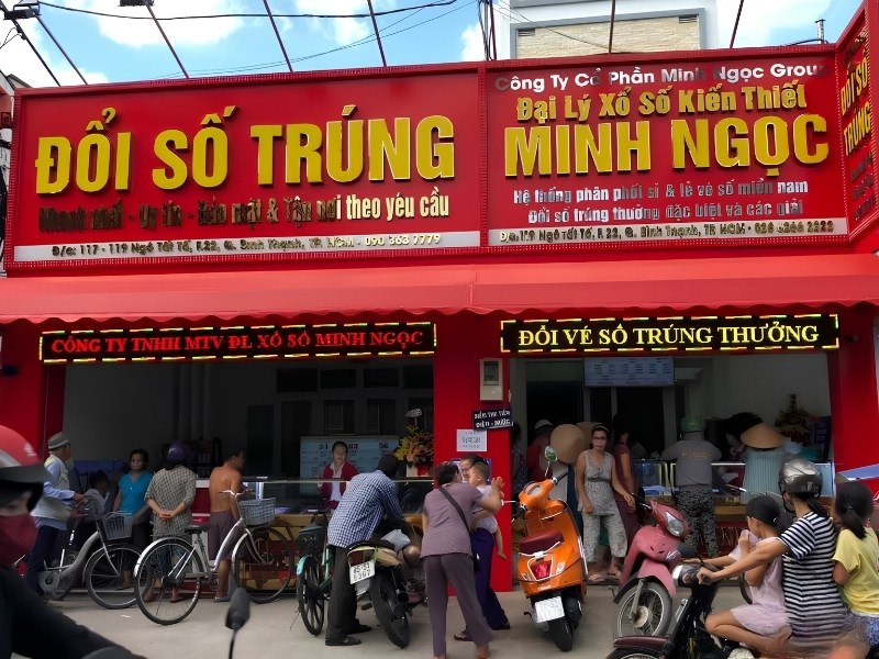 Thiết kế bảng hiệu đại l&yacute; v&eacute; số theo y&ecirc;u cầu