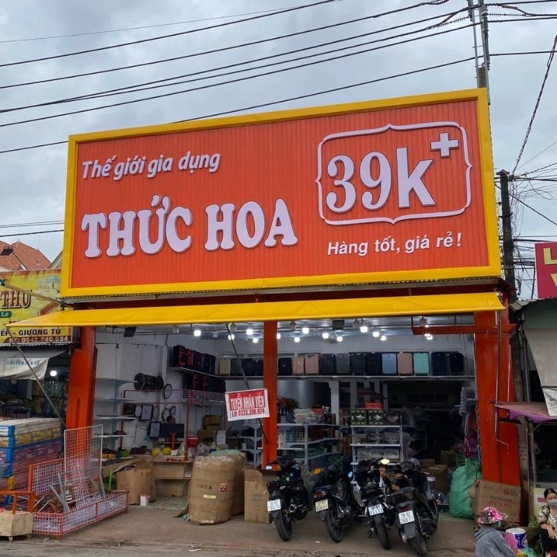 Thiết kế bảng hiệu đồ gia dụng theo y&ecirc;u cầu