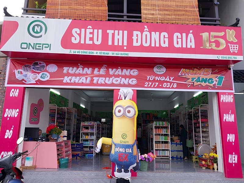 Mẫu bảng hiệu đồ gia dụng onepi