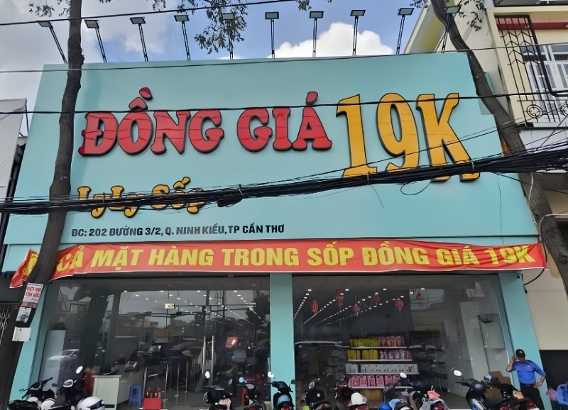 Mẫu bảng hiệu đồ gia dụng chữ nổi mica