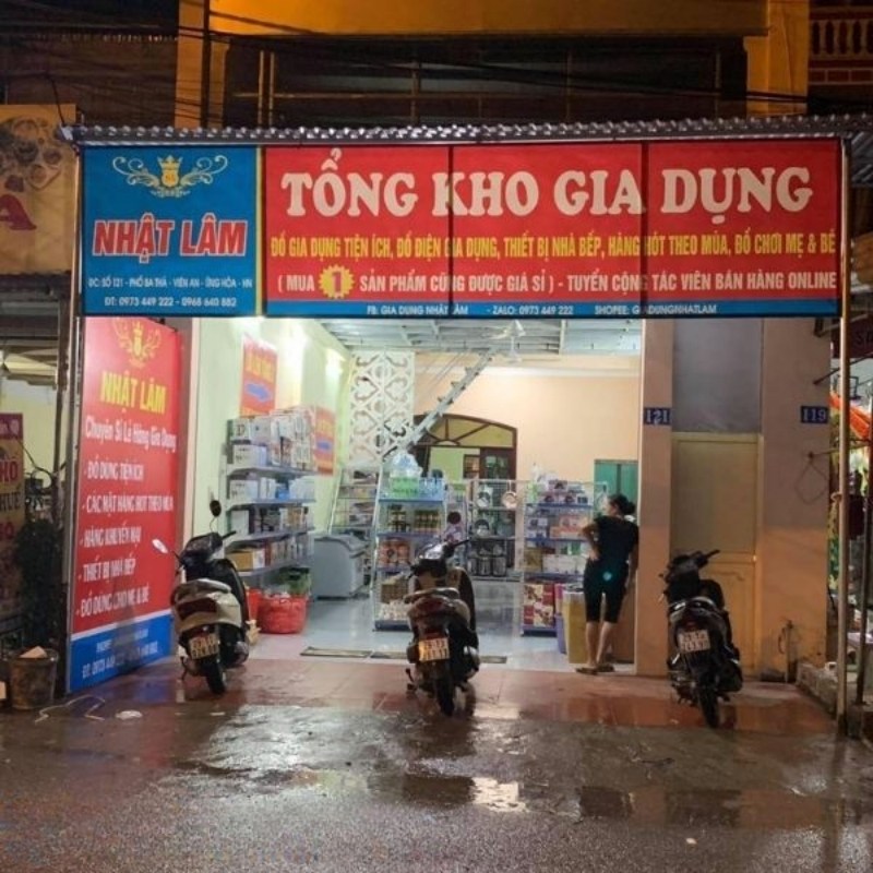 Mẫu bảng hiệu đồ gia dụng nhật l&acirc;m