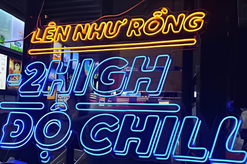 Mẫu bảng hiệu đ&egrave;n neon cho qu&aacute;n nhậu