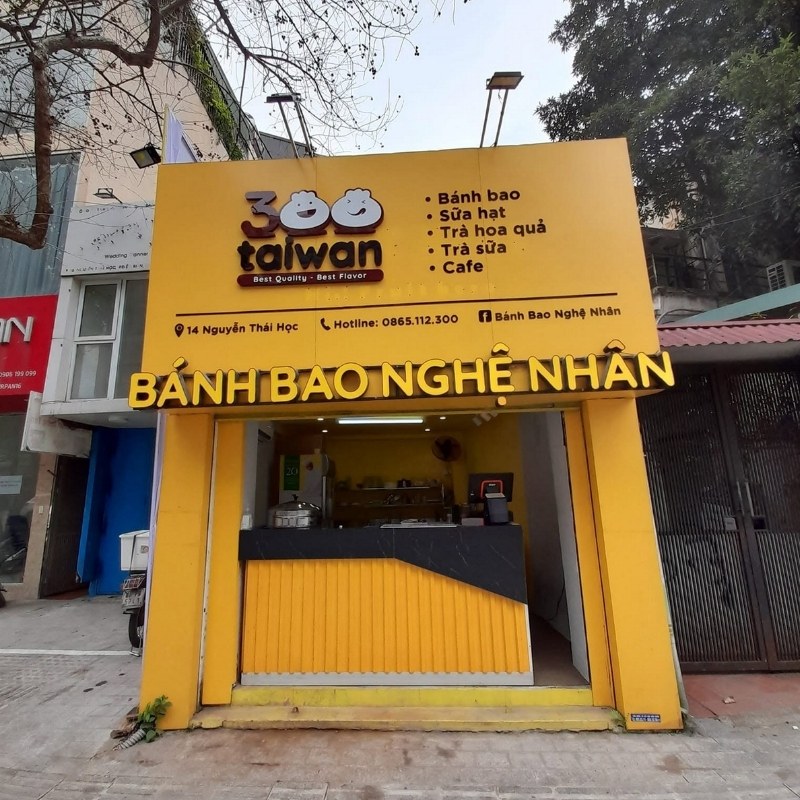 Thiết kế, thi c&ocirc;ng bảng hiệu m&agrave;u v&agrave;ng uy t&iacute;n chất lượng