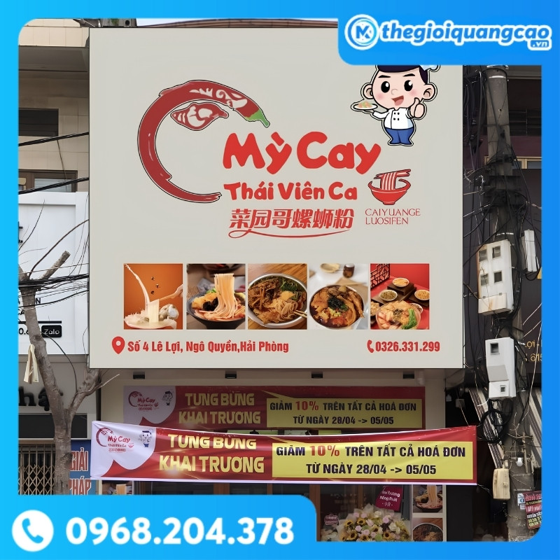 Bảng Hiệu Mì Cay