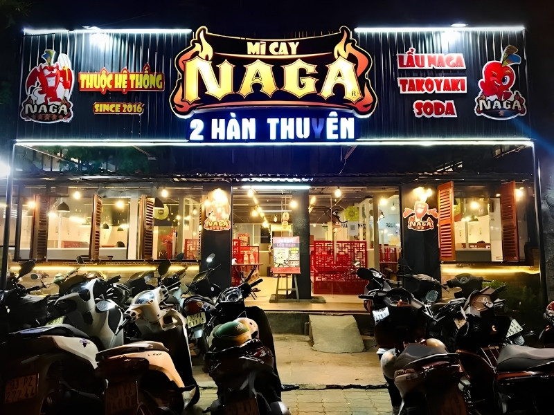 Mẫu bảng hiệu m&igrave; cay Naga