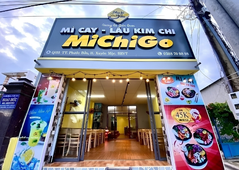 Thiết kế bảng hiệu m&igrave; cay theo y&ecirc;u cầu