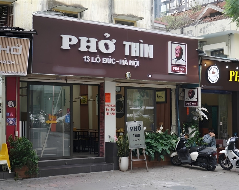 Mẫu bảng hiệu phở th&igrave;n