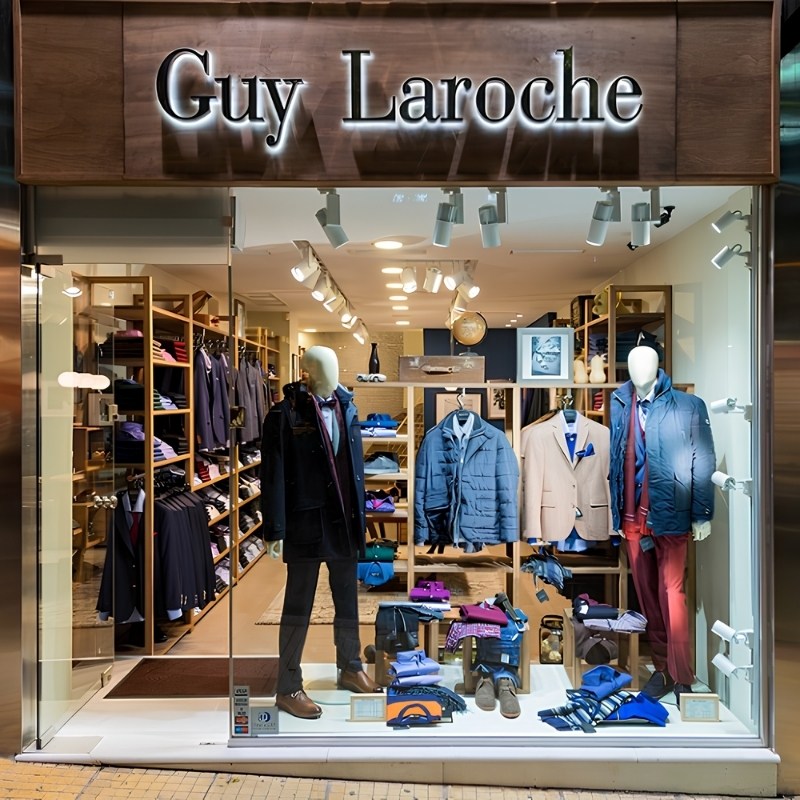 Mẫu bảng hiệu shop quần &aacute;o thời trang nam cao cấp