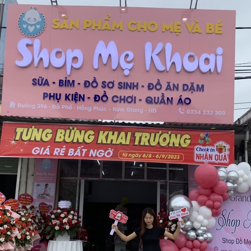 Bảng hiệu shop quần &aacute;o trẻ em