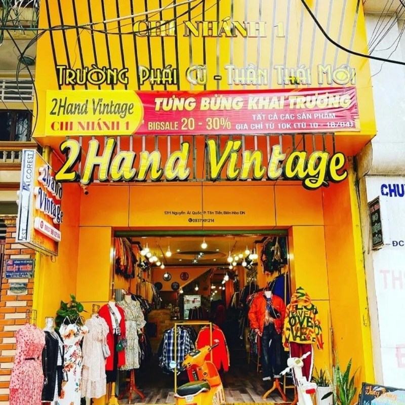 Bảng hiệu shop quần &aacute;o second hand