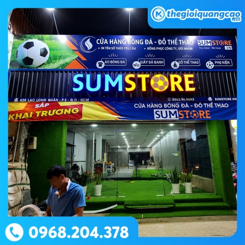Bảng Hiệu Shop Thể Thao