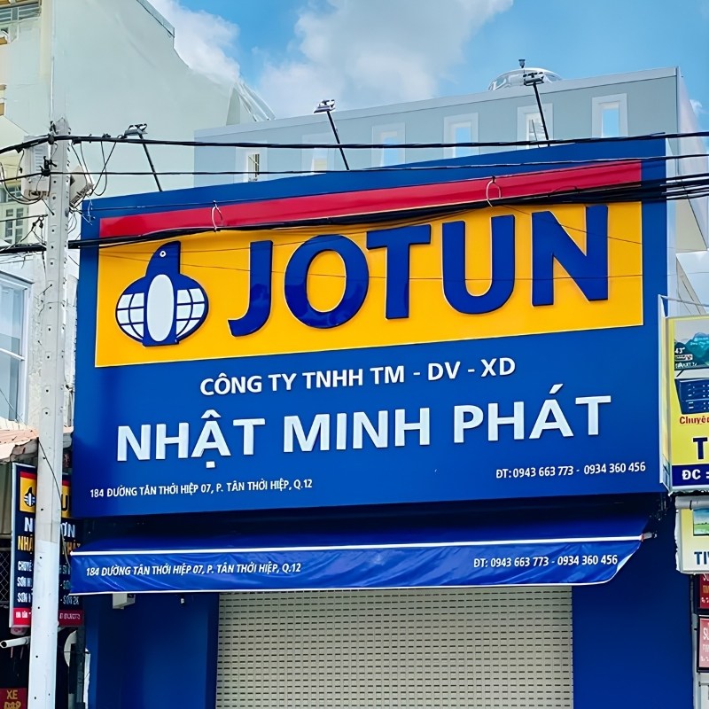 Mẫu bảng hiệu sơn Jotun
