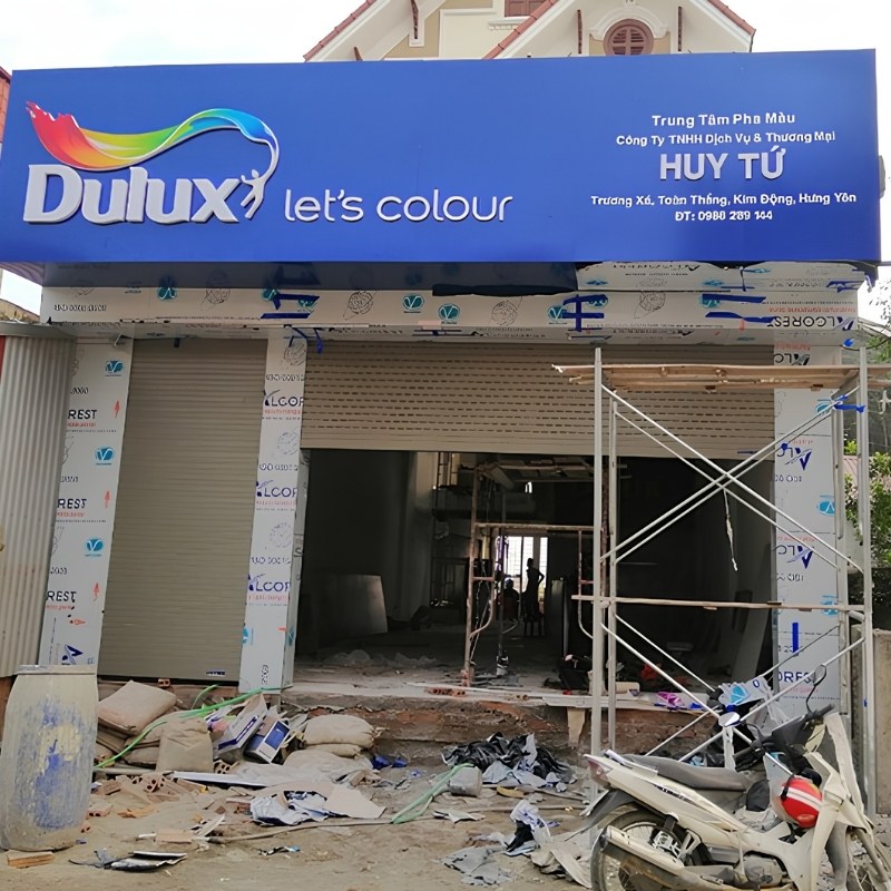 Mẫu bảng hiệu sơn Dulux