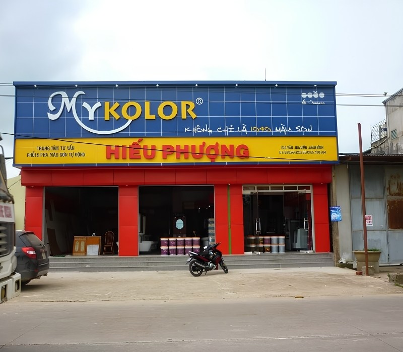 Mẫu bảng hiệu sơn mykolor