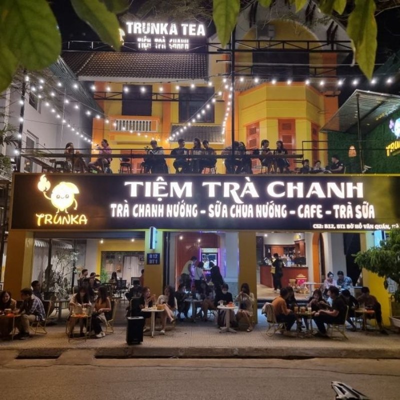 Mẫu bảng hiệu quảng c&aacute;o tiệm tr&agrave; chanh nướng