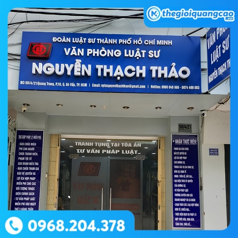 Bảng Hiệu Văn Phòng Luật Sư
