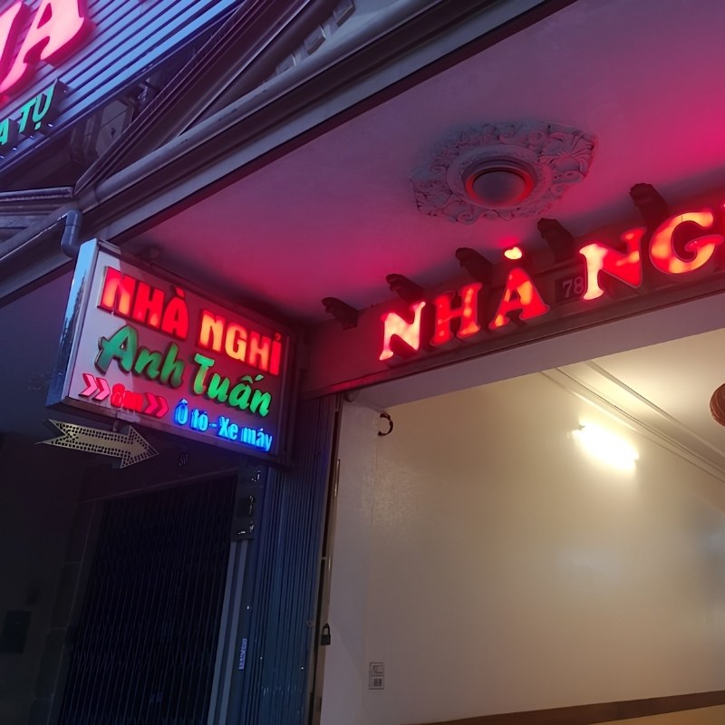 Mẫu biển vẫy nh&agrave; nghỉ đ&egrave;n led