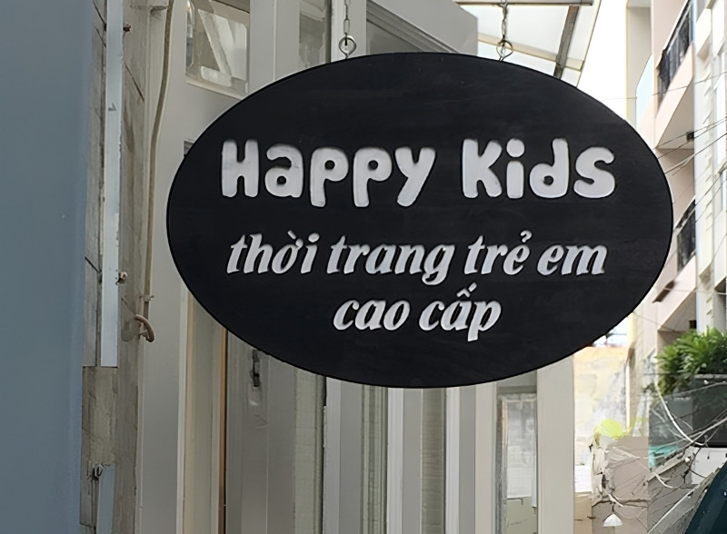 Mẫu biển vẫy shop quần &aacute;o thời trang trẻ em cao cấp