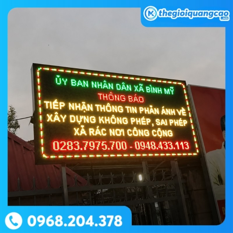 Hộp Đèn LED Chạy Chữ
