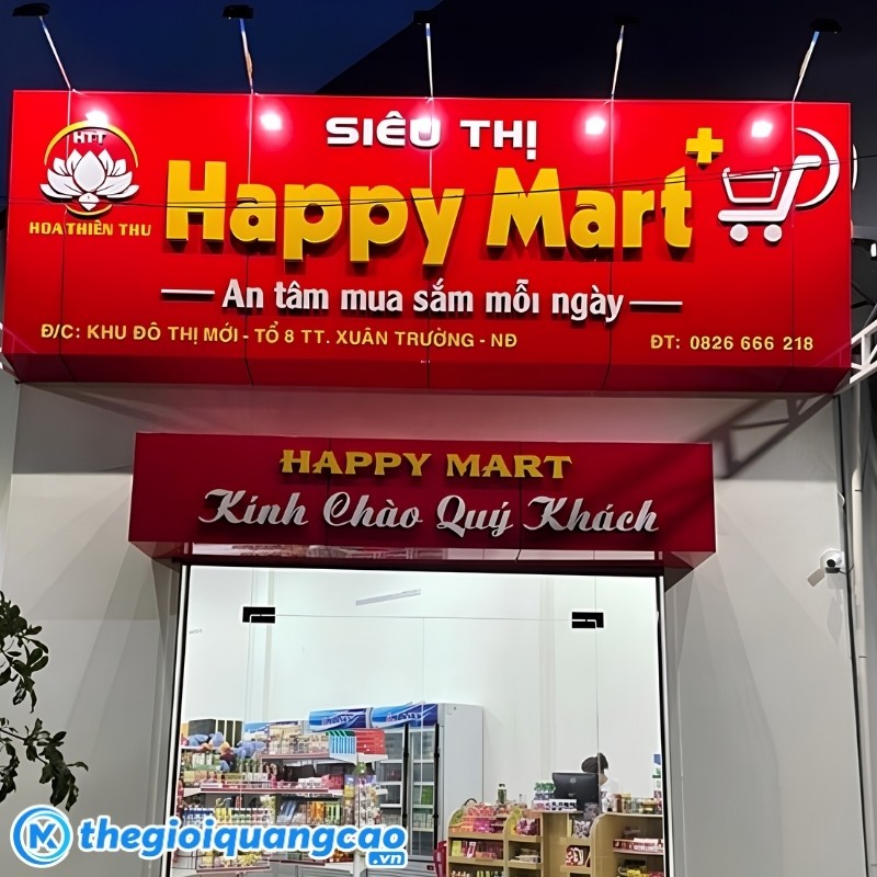 Làm biển quảng cáo alu đẹp giá rẻ HCM