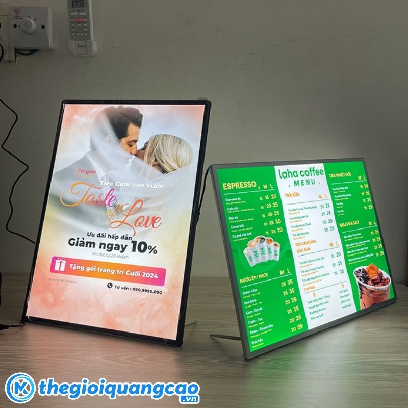 L&agrave;m bảng hiệu hộp đ&egrave;n led si&ecirc;u mỏng