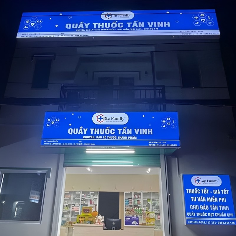 Bảng hiệu hộp đ&egrave;n bạt 3M
