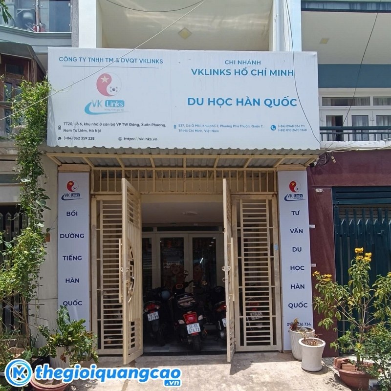 Bảng hiệu công ty du học hàn quốc