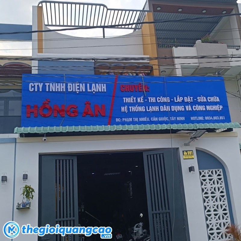 Bảng hiệu điện lạnh