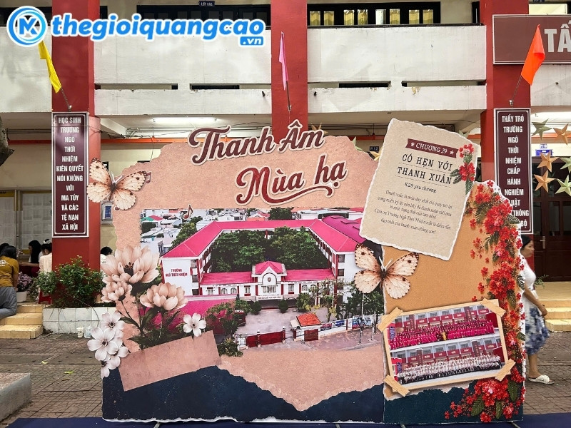 Backdrop tổng kết năm học