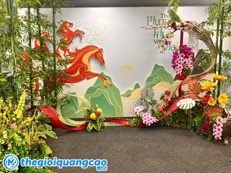 Backdrop Tết