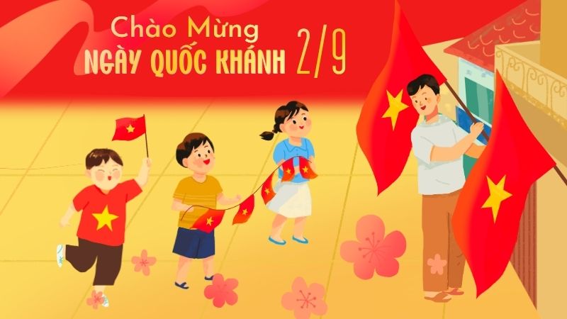 Mẫu background 2/9 đẹp &yacute; nghĩa