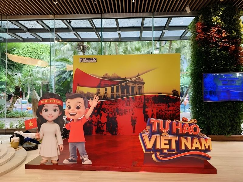 Backdrop 2/9 in PP bồi formex