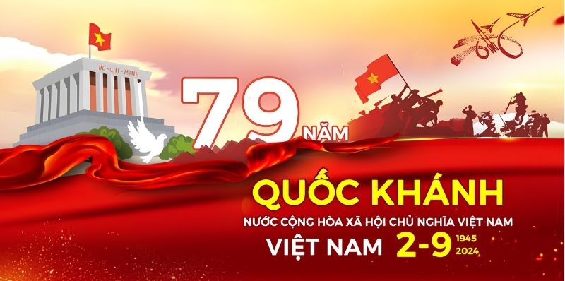 Hướng dẫn thiết kế backdrop 2/9 đ&uacute;ng chuẩn nghi lễ
