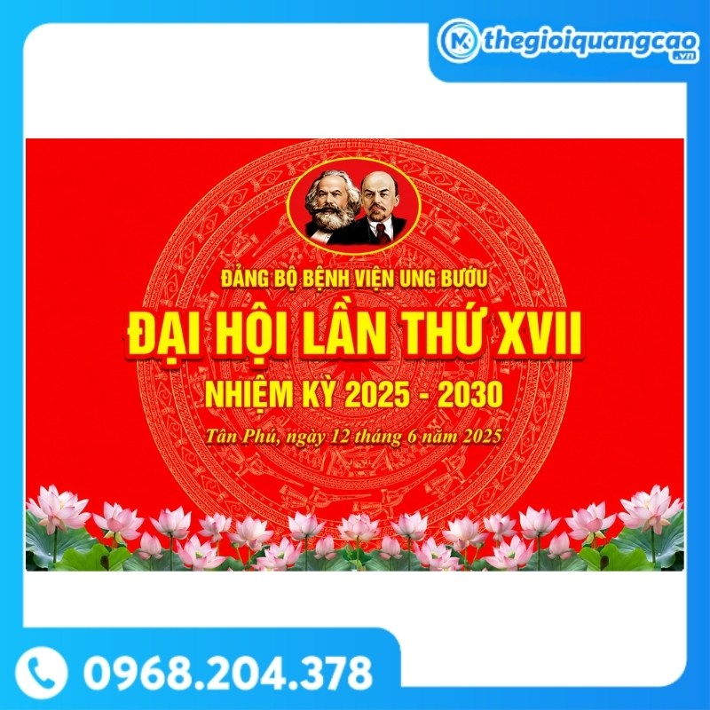 Backdrop Đại Hội Đảng