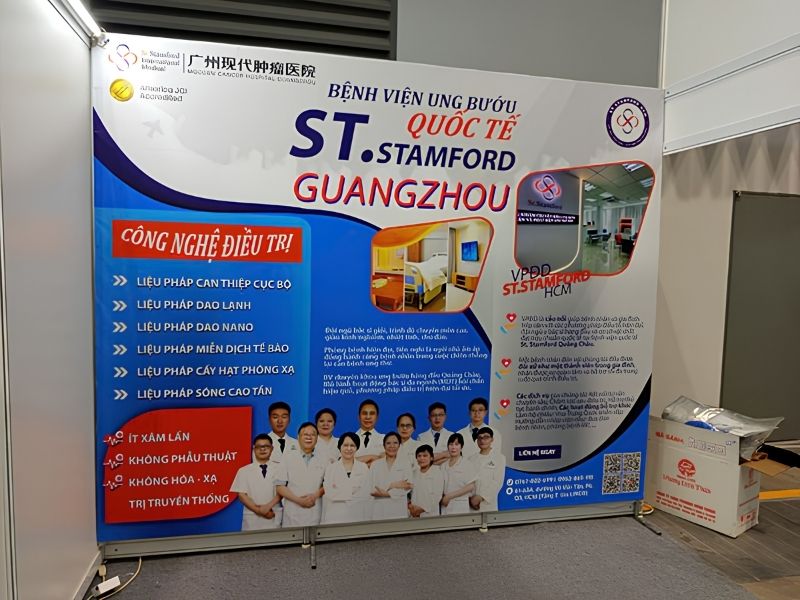 Backdrop hội chợ dạng di động