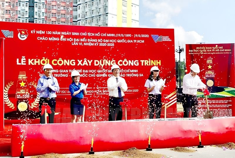 K&iacute;ch thước backdrop lễ khởi c&ocirc;ng theo ti&ecirc;u chuẩn