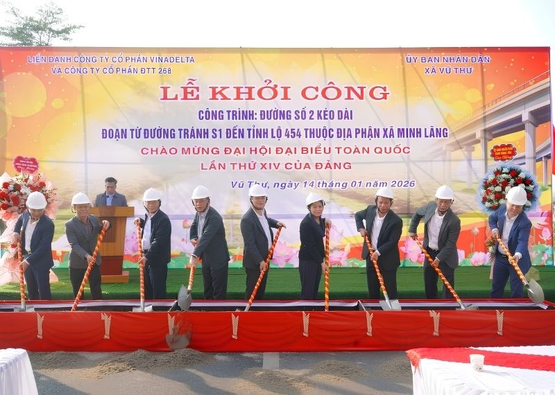 Mẫu backdrop lễ khởi c&ocirc;ng c&ocirc;ng tr&igrave;nh cầu đường