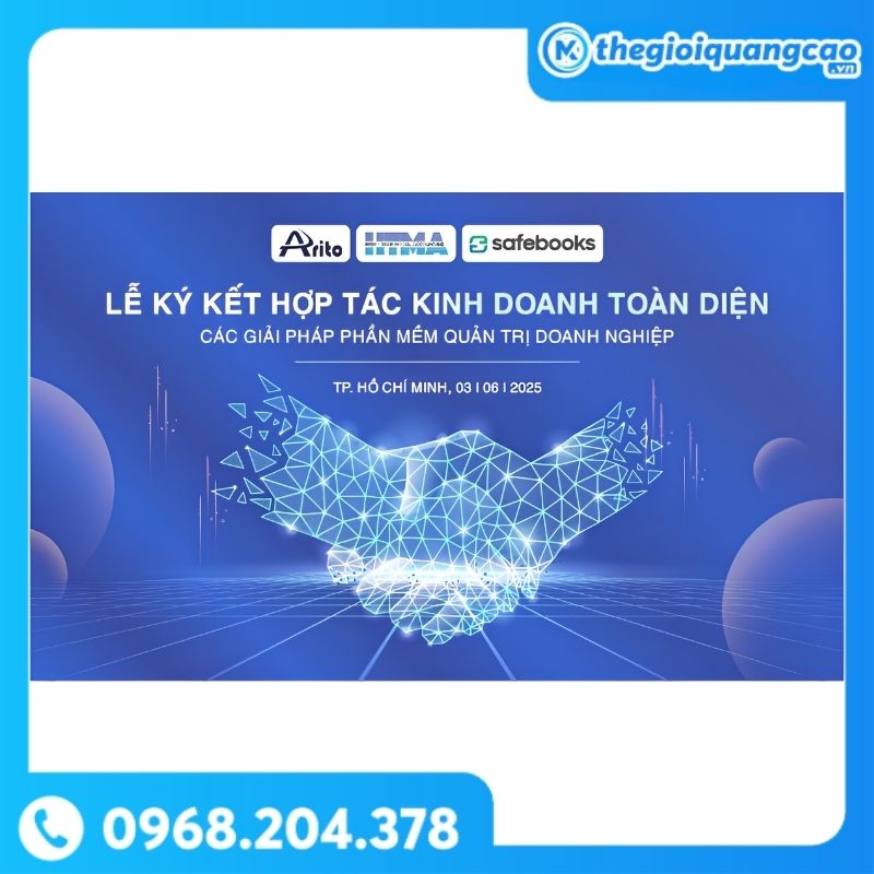 Backdrop Lễ Ký Kết
