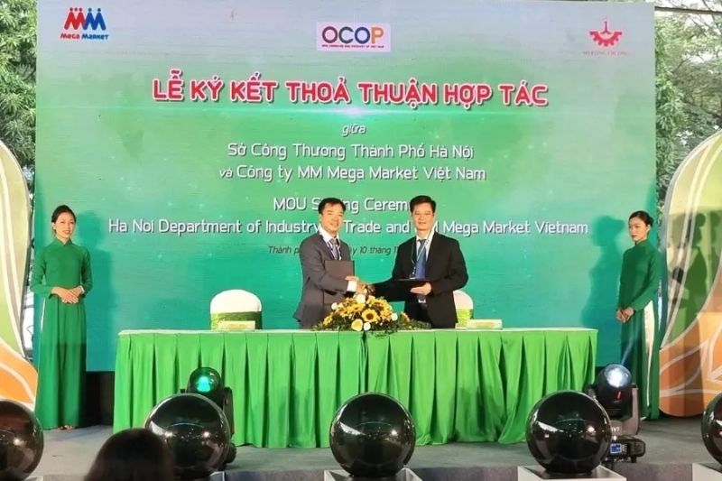 Mẫu backdrop lễ k&yacute; kết thỏa thuận hợp t&aacute;c