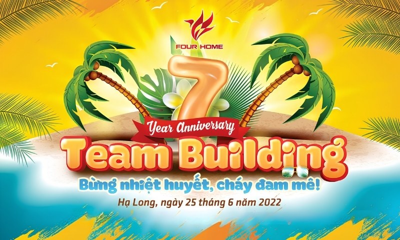 Mẫu backdrop slogan bừng nhiệt huyết, ch&aacute;y đam m&ecirc;